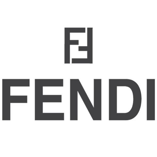 Fendi logo featuring double F monogram and bold uppercase lettering